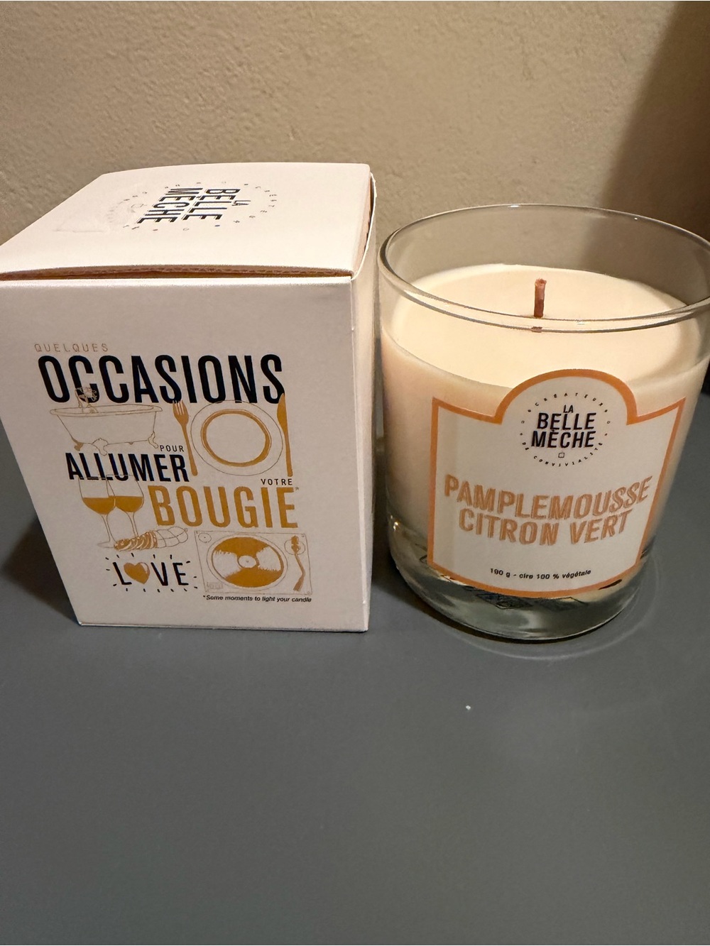 La Belle Mèche Pamplemousse Citron Vert Candle 6.5 oz NEW IN BOX France - Picture 3 of 3